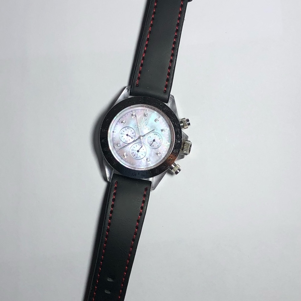 ToyWatch Black Leather Strap Watch - working